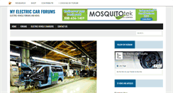 Desktop Screenshot of myelectriccarforums.com